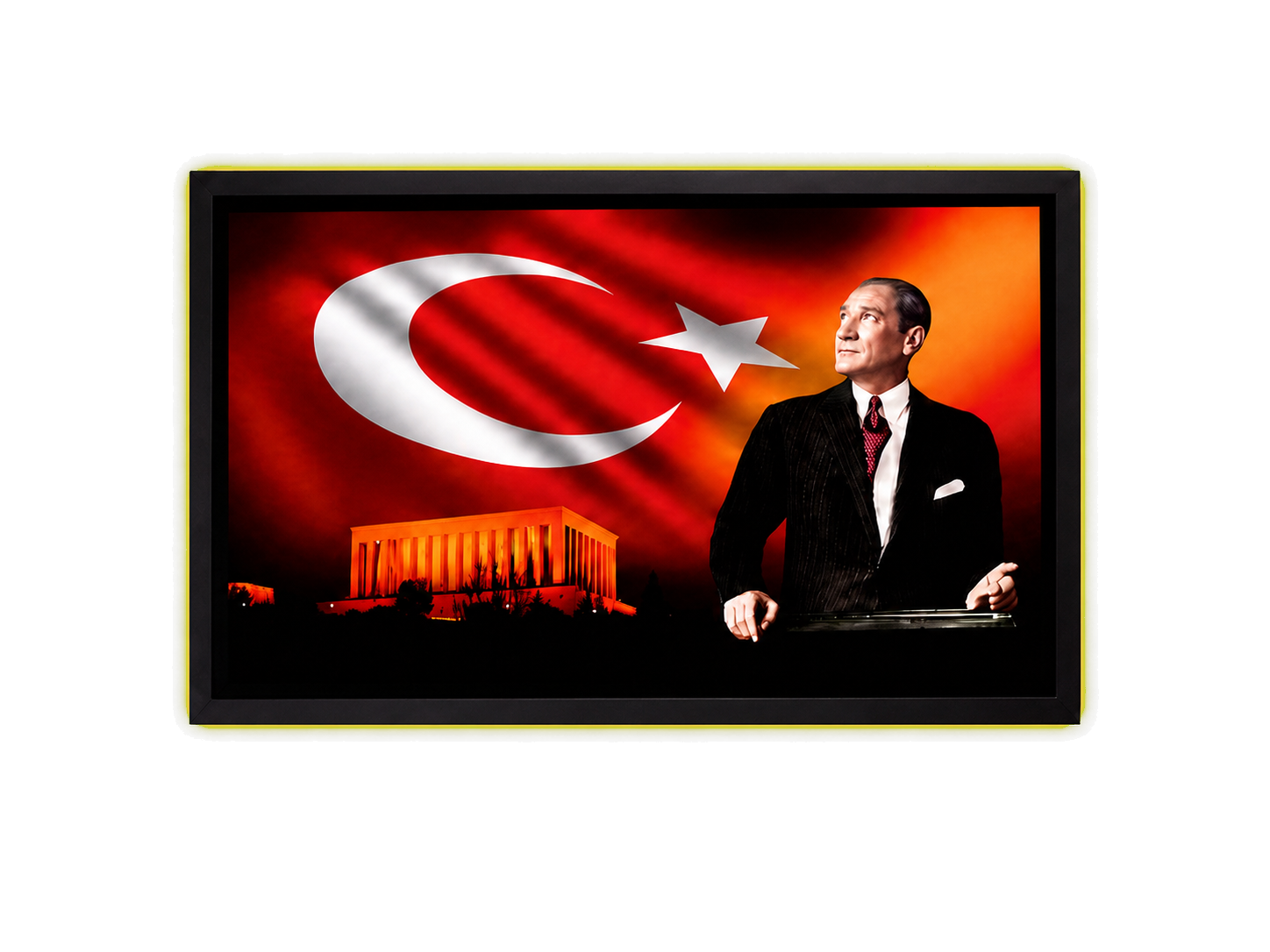 Atatürk Deri Makam Panosu