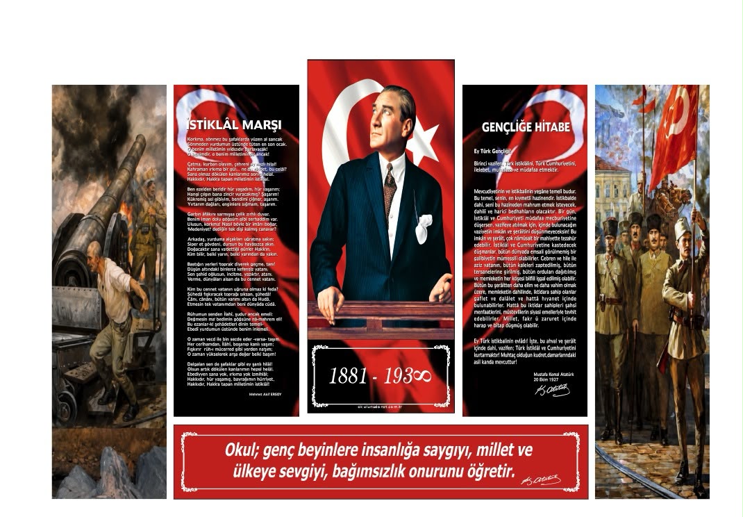 Atatürk Köşesi Okul Uygulaması 15 – ATK015 – Atatürk Köşeleri