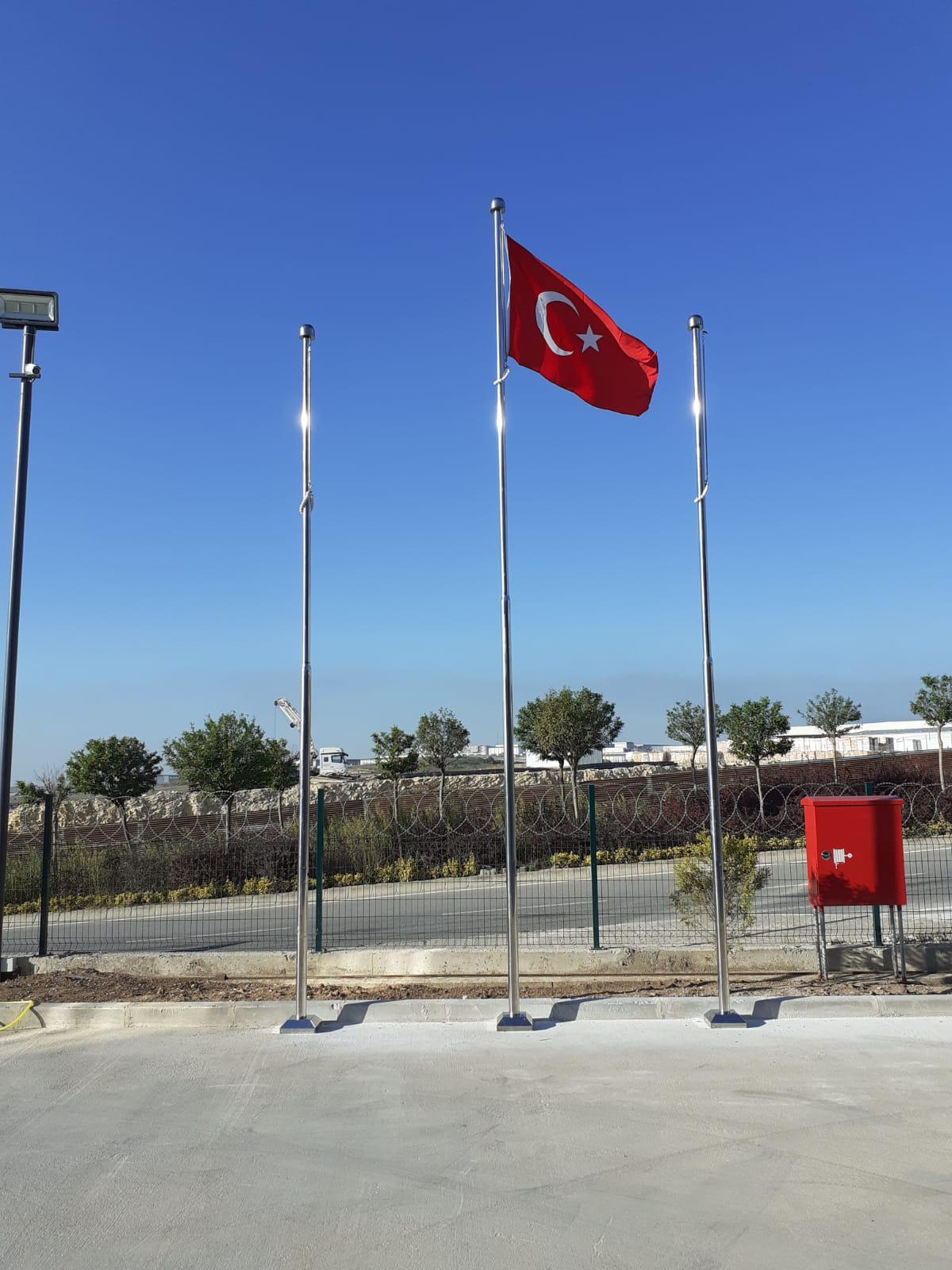 Paslanmaz Gönder Bayrak Direği – ARB-00369 – Bayrak Flama ve Aksesuarları