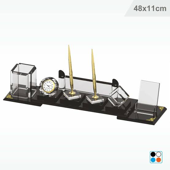 Kristal Masa İsimliği – KMI-008 – Plaket - Masa İsimlikleri